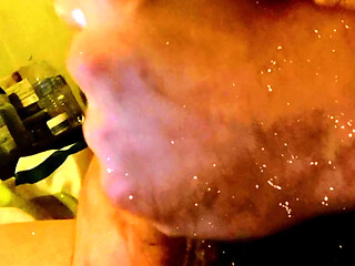 Hot male close up jerking off