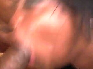 Ebony beauty likes to feel deep and hard BBC blowbang