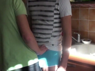 Max used by Brian in the kitchen