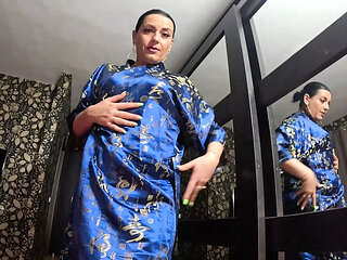 Slutty Geisha MilfyCalla Deep Throat Blowjob and Cum Play