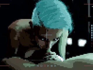 Sci-fi android Kadira gives extreme blowjob and gets hard ass fucked