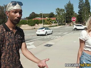 Hot Stranger Gets Spitroasted By Ex Con  His Buddy Skyler Storm Dogfart
