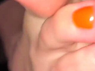 Ripped Sock Fetish Wiggling Toes POV