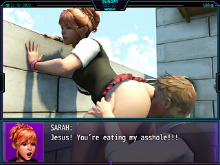 My New Life Revamp - Gameplay - Roleplay - Sarah - Rooftop Ass Eating - Handjob and Thighjob