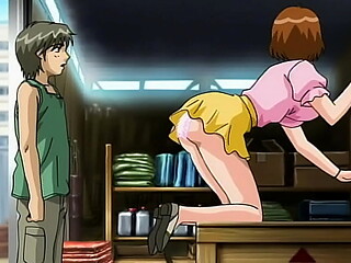 I fuck the secretary in the warehouse - Hentai uncensored