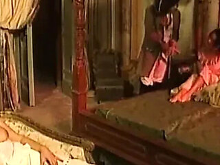 Amazing Vintage MILF Threesome with Erika Bella and Andrea Dioguardi - Big Tits, Hairy Pussies, and Long Hard Dick