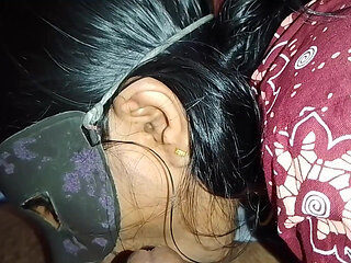 Sneha Puts Her Husband's Penis in Her Mouth