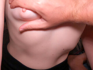 My Stepsister Quickly Jerked off My Cock!