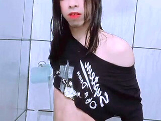 She Carlazinha Naked Female Trans Woman Carles in her panties