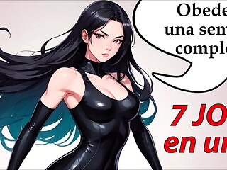 Obedece durante una semana. JOIs para esclavos sexuales. En espa&ntilde_ol.