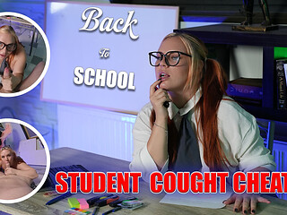 Schoolgirl Fucks Her Teacher and Get Cought!