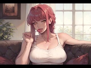 My new girlfriend in taboo manga game episode with stepsister teasing her stepbro!