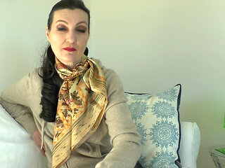 Wear a Silk Scarf and Masturbate in Front of Me, Lady Victoria Valente