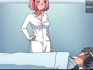 Naruto and Sakura get steamy in this hentai adventure