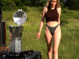 asmremily - SOLO ASMR Lonely Girl Camping