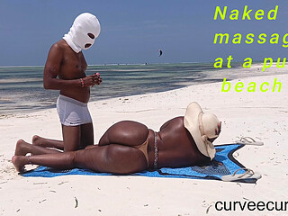 Massage Naked on a Beach