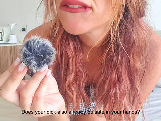 German Girl in Schoolgirl Outfit Tells you how to jerk off (GERMAN JOI)