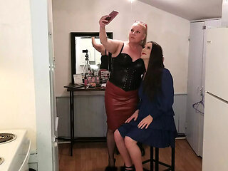 Man Feminized for Girls Night Out