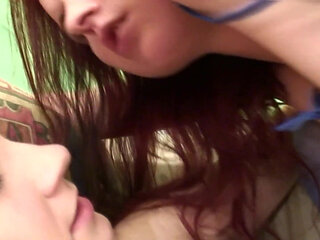 Foursome action on the couch