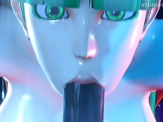 Morrigan Aensland blowjob