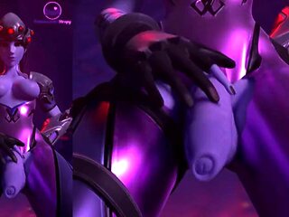 A compilation of shemale cocks dangling in hot overwatch 3d