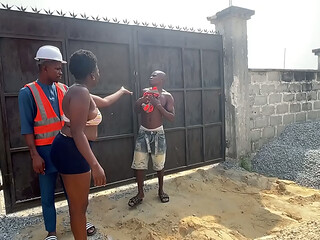 AT THE CONSTRUCTION SITE, TOOK A CHEAP SLUT BEHIND THE BUILDING SITE AND FUCKED HER DOGGYSTYLE