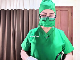 Perverted Doctor Gets Creampie From MILF Patient Dimas in Fake Hospital POV