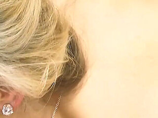 Girls in Lingerie Scene-2_busty Blonde MILF in Lingerie Having Hard Sex in the Bathroom