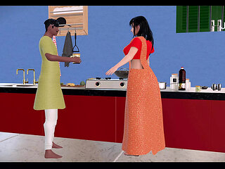 Bengali wife fucked by her husband in kitchen (Bengali wife ko husband ne kitchen main chod dia)