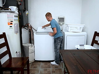 Fucking Stepbro During Laundry Time