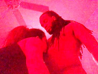 Young Latina babe gagging on BBC deepthroat