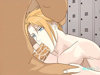 (ANIME FREAKS) straight guy seduction in school locker room FULL VIDEO