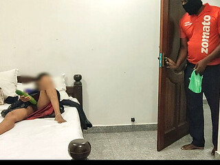 Zomato Boy Delivery Time Surprised Indian Women