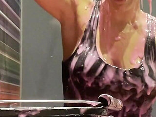 Callie Gets Pink Gunged