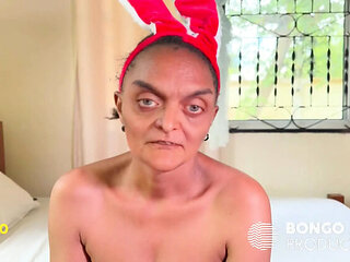 Horny Granny Takes BBC Anal Doggystyle - Wet Amateur POV Fuck