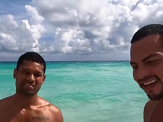 The Cancun vacation is great for Antuan Ruma and Damian