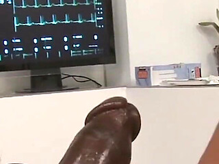 Better Busty Scene-4 sexy Nurse with Big Tits Fucking in the Office with a Patient with a Big Black Cock