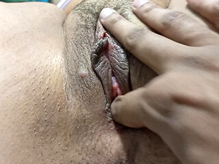 My stepbrother decides to grab my pussy and open my ass.