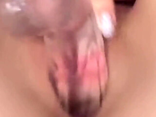 Juicy Orgasm Fucking with a Rubber Dildo