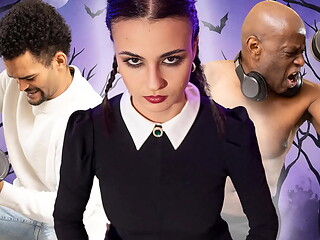 DADDY4K. SLUTTY WEDNESDAY IS CHEATING on her BF WITH BIG BLACK COCK