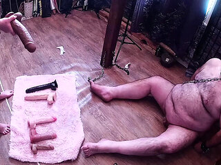 Mature British Mistress Satana's Cock Sucking Training Part 2 - BBW Domination & Deep Throat Gagging