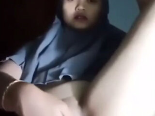Hijab Masturbation When Husband Leaves for Out of Town
