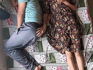 Desi bhabhi Shivani seduces sleeping devar and ride him in Amazon pose.