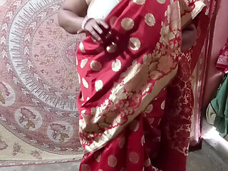 Saree Dropping Solo - SFW