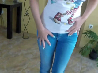 Footjob from his stepmom