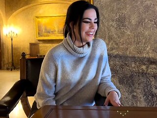 Amateur blondie solo anal masturbation