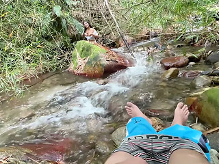 Real homemade sex outdoors with two young Latinos, ends in an extraordinary hard fuck with a huge cock full of milk