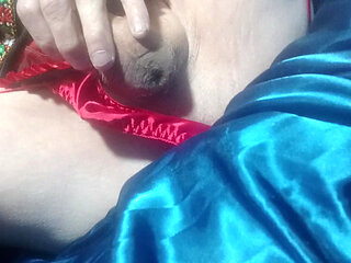 Panties and a corset  fun time playing in panties again