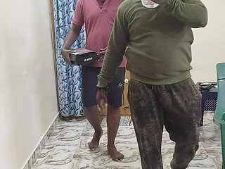 Ac Mechanic Fucks the Cheating Wife While Husband Watching TV