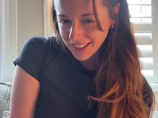 Cutie in Glasses Tells You How to Stroke!